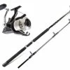 Shimano BTR8000OC Baitrunner OC Reel / Ande ATS-5701A MH Spin Combo