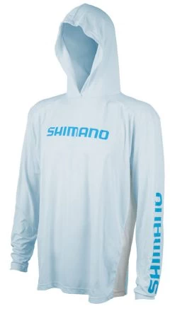 Shimano Long Sleeve Hood Tech T-Shirts